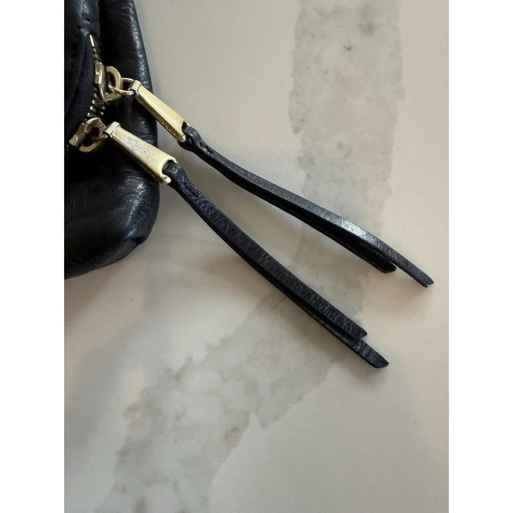 Hobo The Original Crossbody Black Bag Adjustable Straps Zip Closure